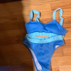 Kids Blue Bikini Set